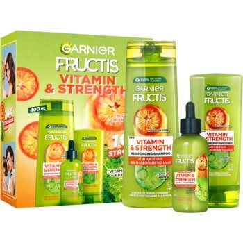 Garnier Fructis Vitamin & Strength set cadou (pentru părul slab cu tendință de cădere)