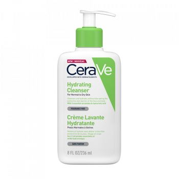Gel de spalare hidratant Cerave pentru piele normal-uscata (Gramaj: 236 ml, Concentratie: Gel de curatare)