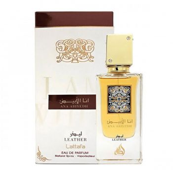 Lattafa Perfumes Ana Abiyedh Leather Apa de Parfum, Barbati, 60ml (Concentratie: Apa de Parfum, Gramaj: 60 ml)
