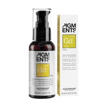 Pigment pur ultraconcentrat Alfaparf Pigments (Gramaj: 90 ml, Concentratie: Pigment pur, Culoare vopsea: Gold.3) ieftin