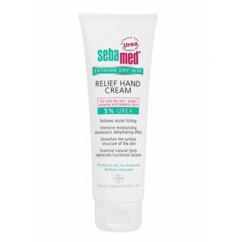 Sebamed crema dermatologica pentru maini, piele foarte uscata, cu 5% uree (Concentratie: Crema, Gramaj: 75 ml)