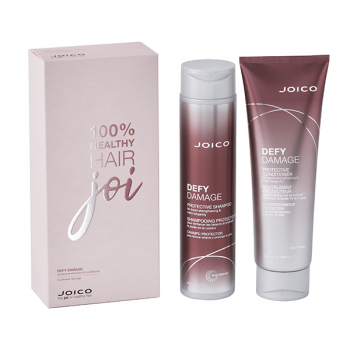 Set pentru par deteriorat Joico Healthy Hair Joi Defy Damage Duo 1x300ml 1x250ml