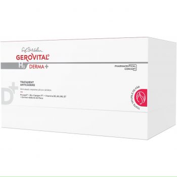 Tratament anticadere Gerovital H3 Derma+ 12 fiole (Concentratie: Tratamente pentru par)