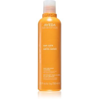 Aveda Sun Care Hair and Body Cleanser gel de dus si sampon 2in1 pentru parul deteriorat de efectele solare , clor si sare