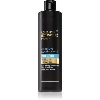Avon Advance Techniques 360 Nourishment Șampon nutritiv cu ulei de argan marocan pentru toate tipurile de păr