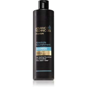 Avon Advance Techniques Absolute Nourishment Șampon nutritiv cu ulei de argan marocan pentru toate tipurile de păr