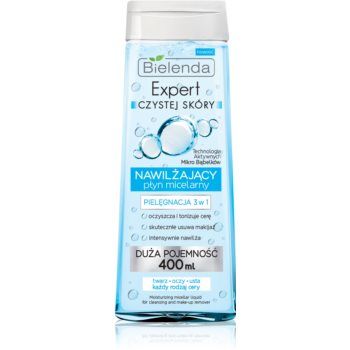 Bielenda Expert Pure Skin Moisturizing apa pentru curatare cu particule micele 3 in 1 ieftin
