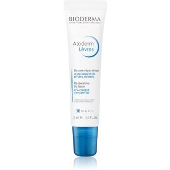 Bioderma Atoderm Lip Balm balsam regenerator pentru buze uscate ieftin