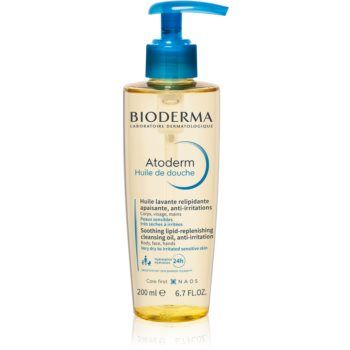 Bioderma Atoderm Shower Oil ulei de dus calmant si hranitor pentru ten uscat si iritat de firma original