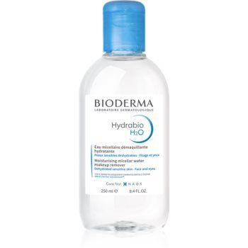 Bioderma Hydrabio H2O apa pentru curatare cu particule micele pentru piele deshidratata