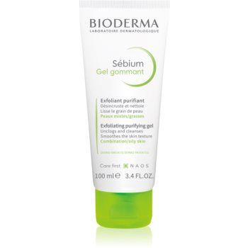 Bioderma Sébium Exfoliating Purifying Gel exfoliant de curățare pentru ten gras și mixt