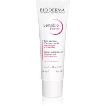 Bioderma Sensibio Forte crema calmanta si hidratanta pentru piele sensibila cu tendinte de inrosire