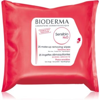 Bioderma Sensibio H2O servetele pentru curatare pentru piele sensibilă