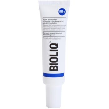 Bioliq 55+ Crema Lifting intensiva pentru pielea delicata din jurul ochilor, gurii, gâtului și decolteului