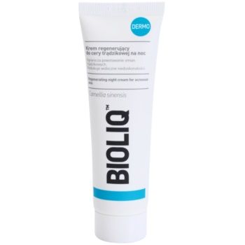 Bioliq Dermo crema regeneratoare de noapte pentru ten acneic ieftina