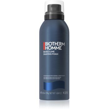 Biotherm Homme Basics Line Shaving Foam spumă pentru bărbierit pentru piele sensibilă