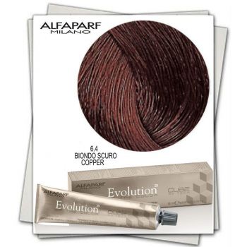 Alfaparf Milano Evolution of the Color Vopsea Permanenta (Concentratie: Vopsea permanenta, Gramaj: 60 ml, Culoare vopsea: 6.4 Biondo Scuro Copper)