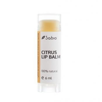 Balsam de buze cu citrice SABIO (Concentratie: Balsam de buze, Gramaj: 6 ml)