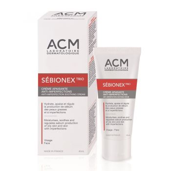 Crema antiacnee Sebionex Trio ACM (Concentratie: Crema, Gramaj: 40 ml)