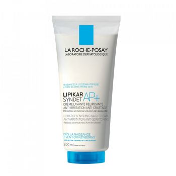 Crema de spalare relipidanta Lipikar Syndet AP+ La Roche-Posay (Gramaj: 200 ml, Concentratie: Crema pentru curatare)