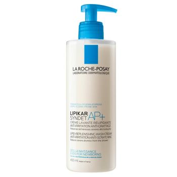 Crema de spalare relipidanta Lipikar Syndet AP+ La Roche-Posay (Gramaj: 400 ml, Concentratie: Crema pentru curatare)