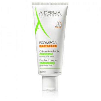 Crema emolienta anti-prurit Exomega Control Laboratoires A- Derma (Concentratie: Crema, Gramaj: 200 ml)