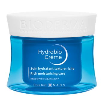 Crema hidratanta pentru piele sensibila si uscata Hydrabio, Bioderma (Concentratie: Crema, Gramaj: 50 ml)