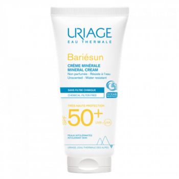 Crema minerala protectie solara SPF50+ Bariesun Uriage (Concentratie: Protectie solara, Gramaj: 100 ml)