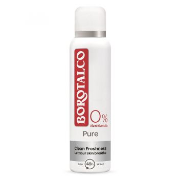 Deodorant Spray Borotalco Pure (Gramaj: 150 ml, Concentratie: 3 buc) ieftin