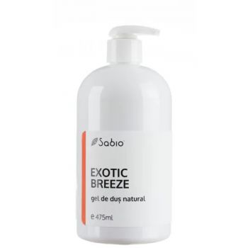 Gel de dus natural Exotic Breeze SABIO (Concentratie: Gel de dus, Gramaj: 475 ml)