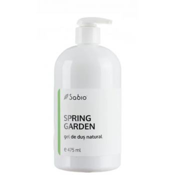 Gel de dus natural Spring Garden SABIO (Concentratie: Gel de dus, Gramaj: 475 ml)