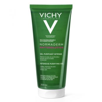 Gel purificator pentru curatarea tenului Vichy Normaderm Phytosolution (Gramaj: 200 ml, Concentratie: Gel de curatare)