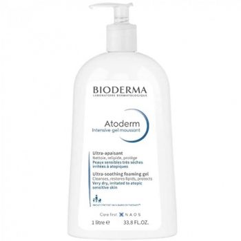 Gel spumant Atoderm Intensive Bioderma (Gramaj: 1000 ml, Concentratie: Gel de curatare)