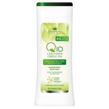 Lapte corp revitalizant Q10 + ceai verde Cosmetic Plant (Concentratie: Lapte de corp, Gramaj: 200 ml) ieftina