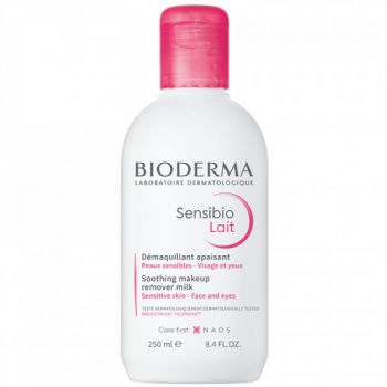 Lapte demachiant Sensibio Bioderma (Gramaj: 250 ml, Concentratie: Lapte)