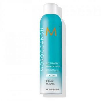 Sampon uscat pentru curatarea parului deschis la culoare Moroccanoil Dry Shampoo Light Tones (Concentratie: Sampon, Gramaj: 205 ml)