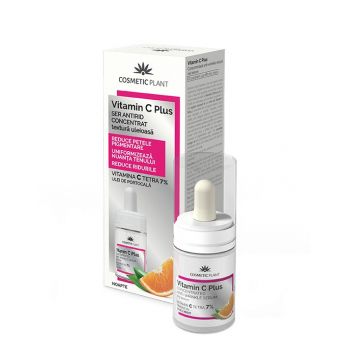 Ser antirid concentrat uleios Vitamin C Plus Cosmetic Plant (Concentratie: Serum, Gramaj: 15 ml)