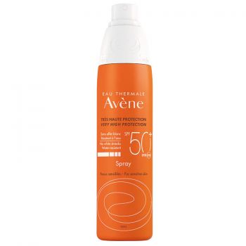 Spray pentru protectie solara SPF 50+ Avene Solare (Concentratie: Spray, Gramaj: 200 ml)