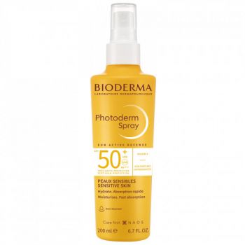 Spray protectie solara Photoderm SPF 50+ Bioderma (Concentratie: Spray, Gramaj: 200 ml)
