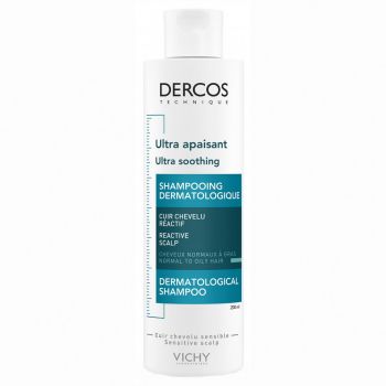 Vichy Sampon ultra calmant pentru par gras si normal Ultra Soothing Dercos (Concentratie: Sampon, Gramaj: 200 ml)