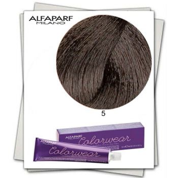 Vopsea Fara Amoniac Alfaparf Milano Color Wear (Concentratie: Vopsea permanenta, Gramaj: 60 ml, Culoare vopsea: 5 Castano Chiaro)