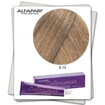 Vopsea Fara Amoniac Alfaparf Milano Color Wear (Concentratie: Vopsea permanenta, Gramaj: 60 ml, Culoare vopsea: 9.13 Biondo Chiarissimo Cenere Dorato)