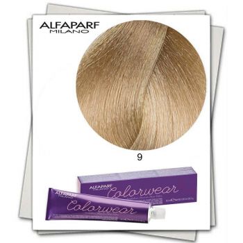 Vopsea Fara Amoniac Alfaparf Milano Color Wear (Concentratie: Vopsea permanenta, Gramaj: 60 ml, Culoare vopsea: 9 Biondo Chiarissimo)