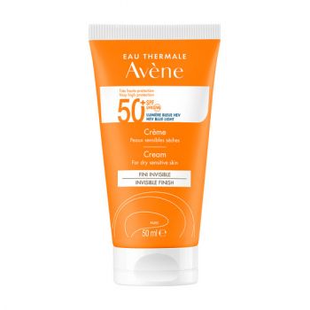 Crema de fata cu protectie solara pentru ten sensibil Avene SPF 50+ TRIASORB, 50 ml de firma originala