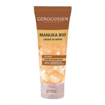 Crema de maini cu miere Manuka Bio, 75 ml, Gerocossen (Gramaj: 75 ml)