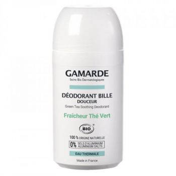 Deodorant bio roll-on cu ceai verde Gamarde (Concentratie: Roll-On, Gramaj: 50 ml) ieftin