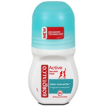 Deodorant Roll-On Borotalco Active Sea Salts (Gramaj: 50 ml, Concentratie: 3 buc) de firma original