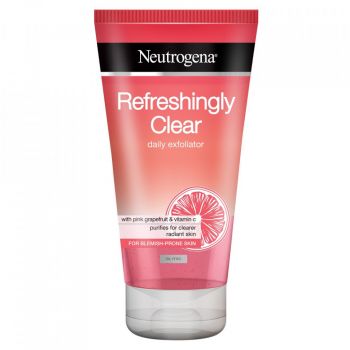 Exfoliant gel-scrub pentru ten cu imperfectiuni Neutrogena Clear Refreshingly (Gramaj: 150 ml, Concentratie: Gel de curatare)