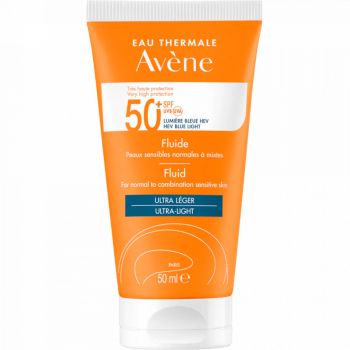 Fluid cu protectie solara pentru piele normala si mixta Avene SPF 50+ TRIASORB, 50 ml ieftina
