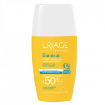 Fluid ultra lejer pentru protectie solara cu SPF 50+ Uriage Bariesun, 30 ml